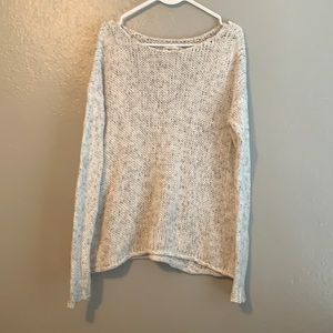 White/Light Grey Sweater
